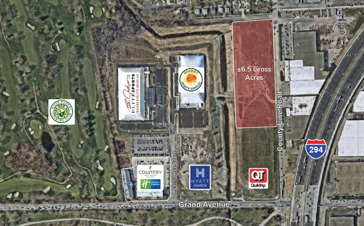 Pictures of Land property located at Grand Avenue & County Line Road, Bensenville, IL 60164 for sales - image #1