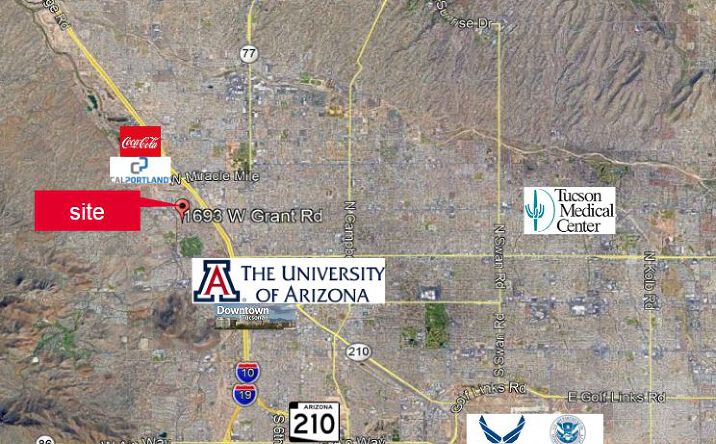 Pictures of Industrial property located at 1693 W. Grant Road, Tucson, AZ 85705 for comps - image #1