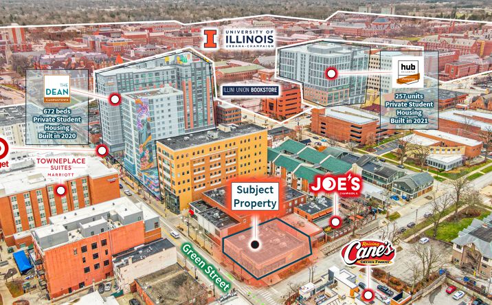 Pictures of Retail property located at 501 E Green St, Champaign, IL 61820 for comps - image #1