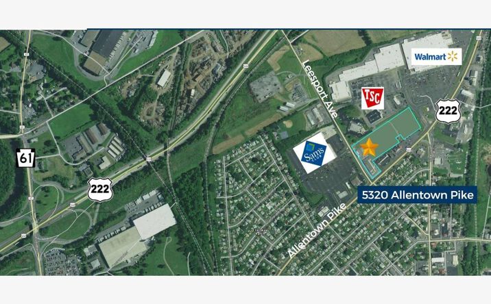Pictures of Land property located at 5320 Allentown Pike, Temple, PA 19560 for sales - image #1