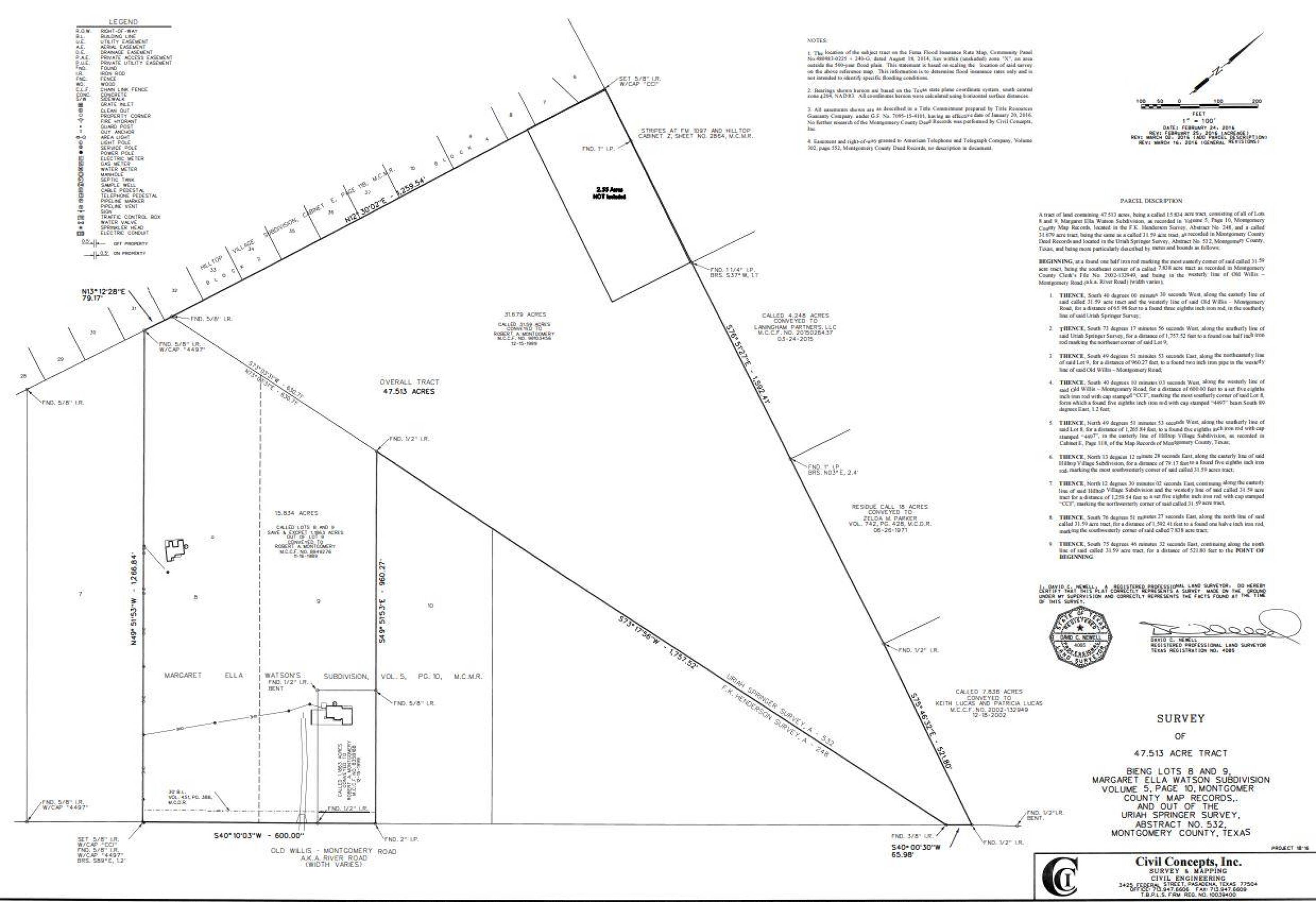 ±45 AC SWQ I-45 & Old Montgomery Rd - Willis, TX