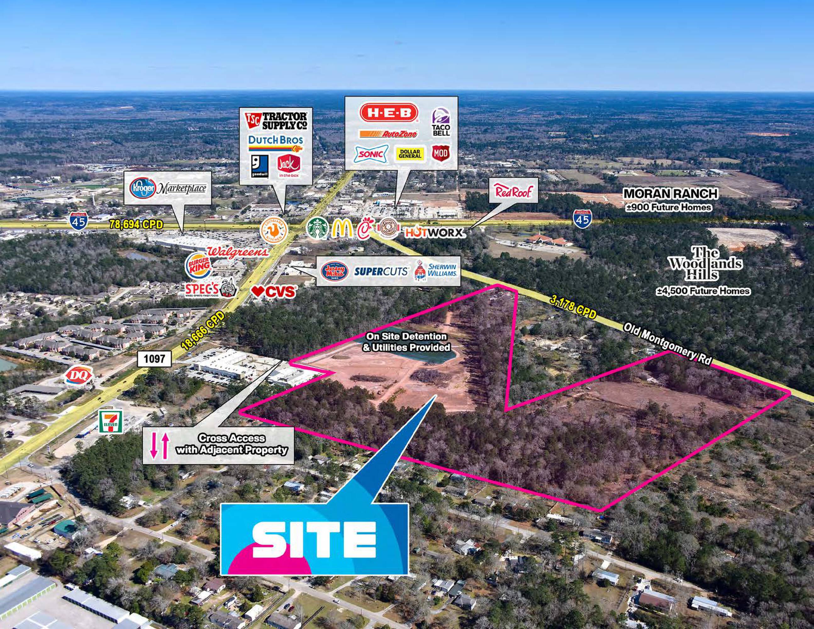 ±45 AC SWQ I-45 & Old Montgomery Rd - Willis, TX