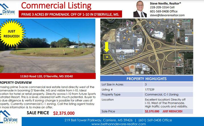 Pictures of Land property located at 11363 Rd 120, D'Iberville, MS 39540 for sales - image #1
