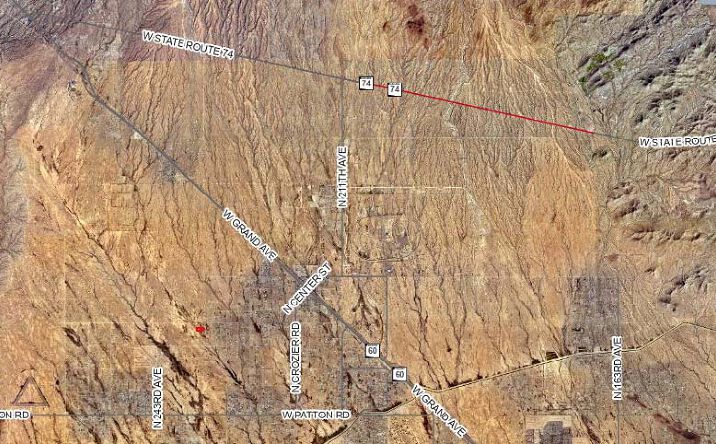 Pictures of Land property located at On 219th Ave, Just East Of Grand Ave (Us-60), Wittman area, AZ 85361 for sales - image #1