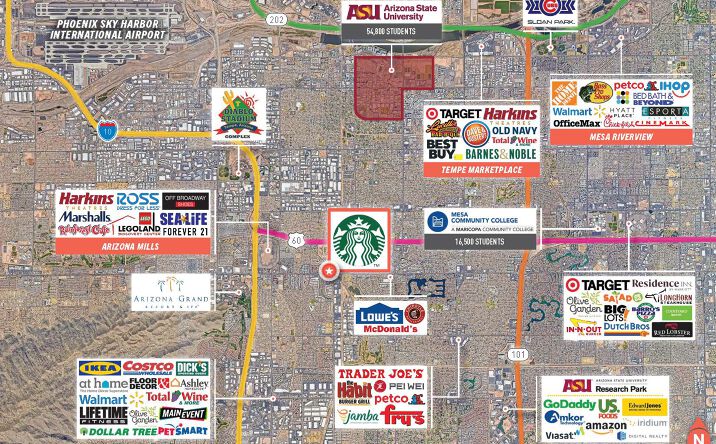 Pictures of Retail property located at 630 W Baseline Rd, Tempe, AZ 85282 for comps - image #1