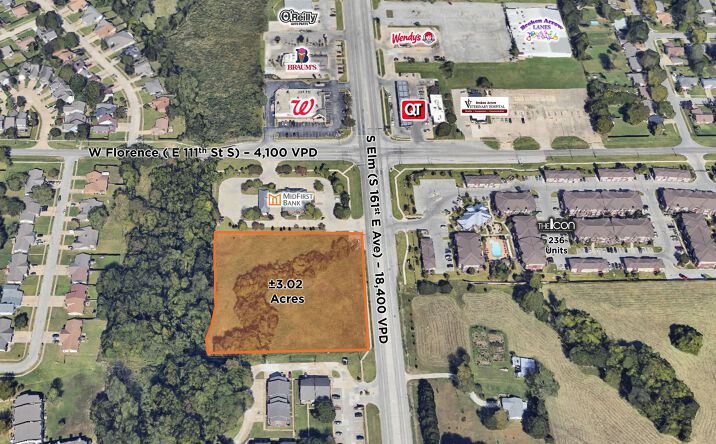 Pictures of Land property located at 111th and Elm | Broken Arrow, OK 74011, Broken Arrow, OK 74011 for sales - image #1