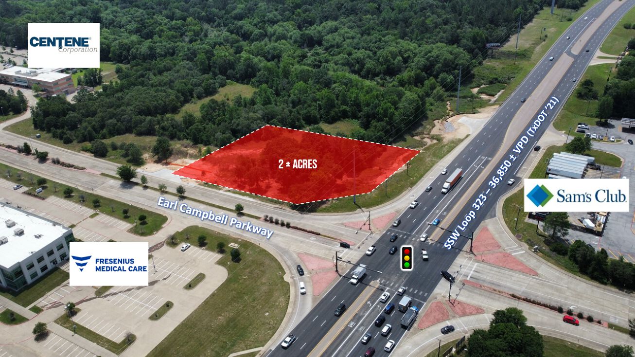 TX323 Loop, Tyler, TX 75701 Land for Sale Anderson Corner 2 Acre