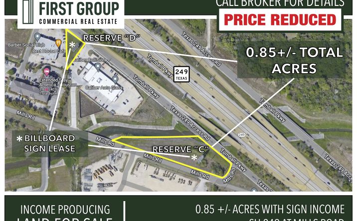 Pictures of Land property located at TX-249, Houston, TX 77064 for sales - image #1