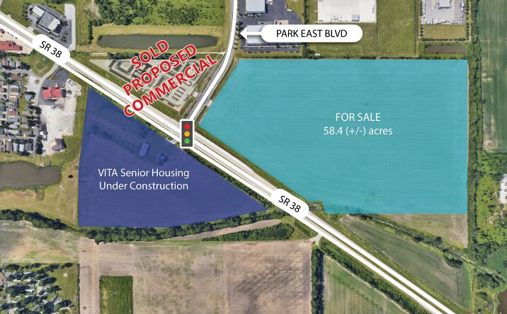 Pictures of Land property located at State Road 38 & Park East Blvd., Lafayette, IN 47905 for sales - image #1