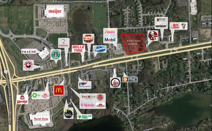 Pictures of Land property located at M-59 East of Clark Road, Hartland, MI 48353 for sales - image #1