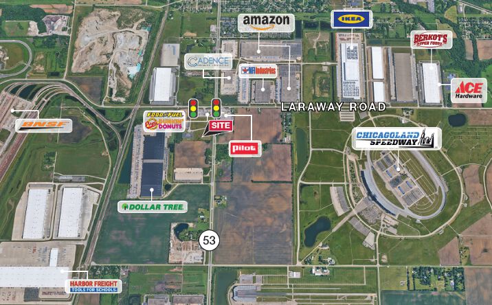 Pictures of Land property located at IL-53, Joliet, IL 60436 for sales - image #1