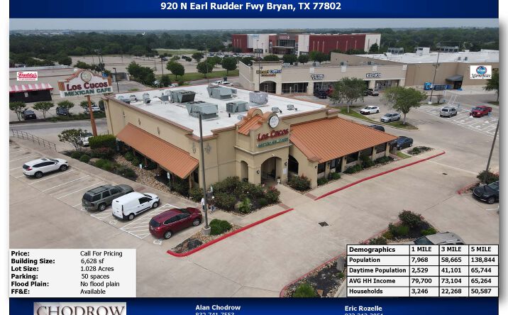 Pictures of Retail property located at 920 N Earl Rudder Fwy, Bryan, TX 77802 for sales - image #1