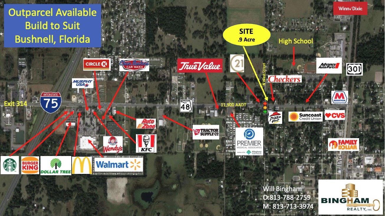 503 N West St, Bushnell, FL 33513
