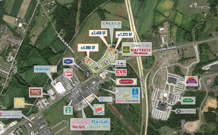Pictures of Land property located at Route 15 & Route 30 (York Road), Gettysburg, PA 80229 for sales - image #1