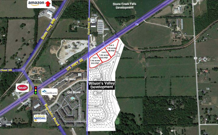 Pictures of Land property located at US-60, Republic, MO 65738 for sales - image #1
