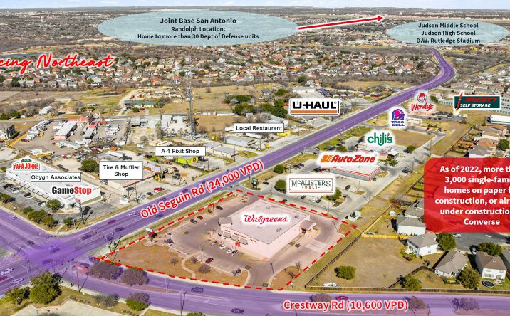 Pictures of Retail property located at 8530 Farm-To-Market Rd 78, Converse, TX 78109 for comps - image #1