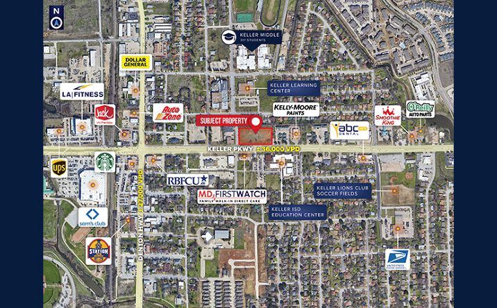 Pictures of Land property located at 301 Keller Pkwy, Keller, TX 76248 for sales - image #1