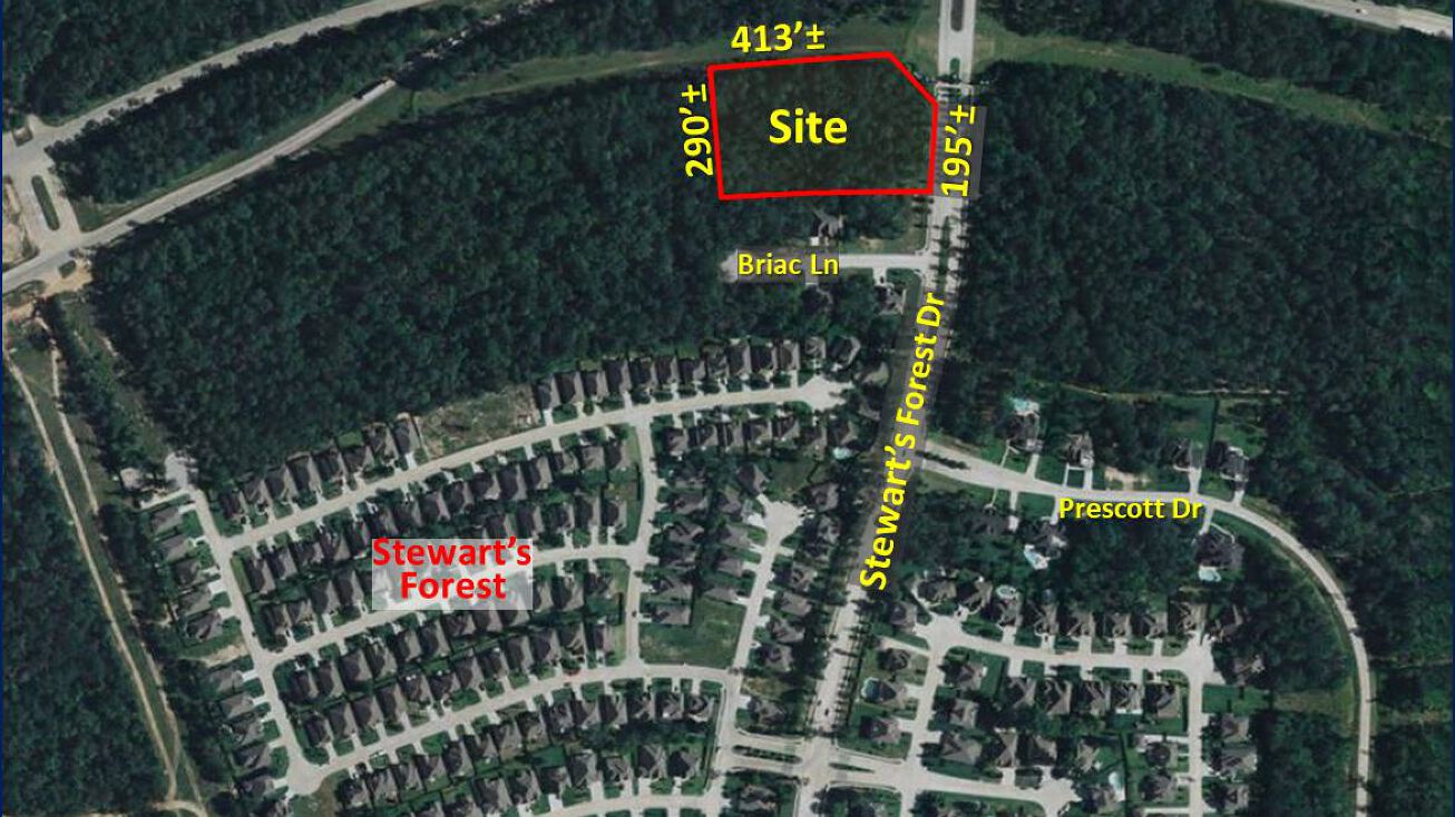 SWC S. Loop 336 Stewart’s Forest Dr., Conroe, TX 77301 Land for