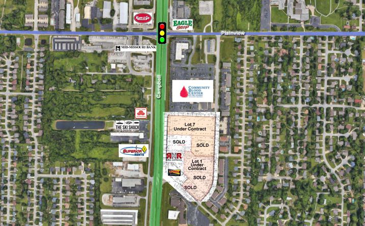 Pictures of Land property located at Campbell and Robberson, Springfield, MO, USA, Springfield, MO 65810 for sales - image #1