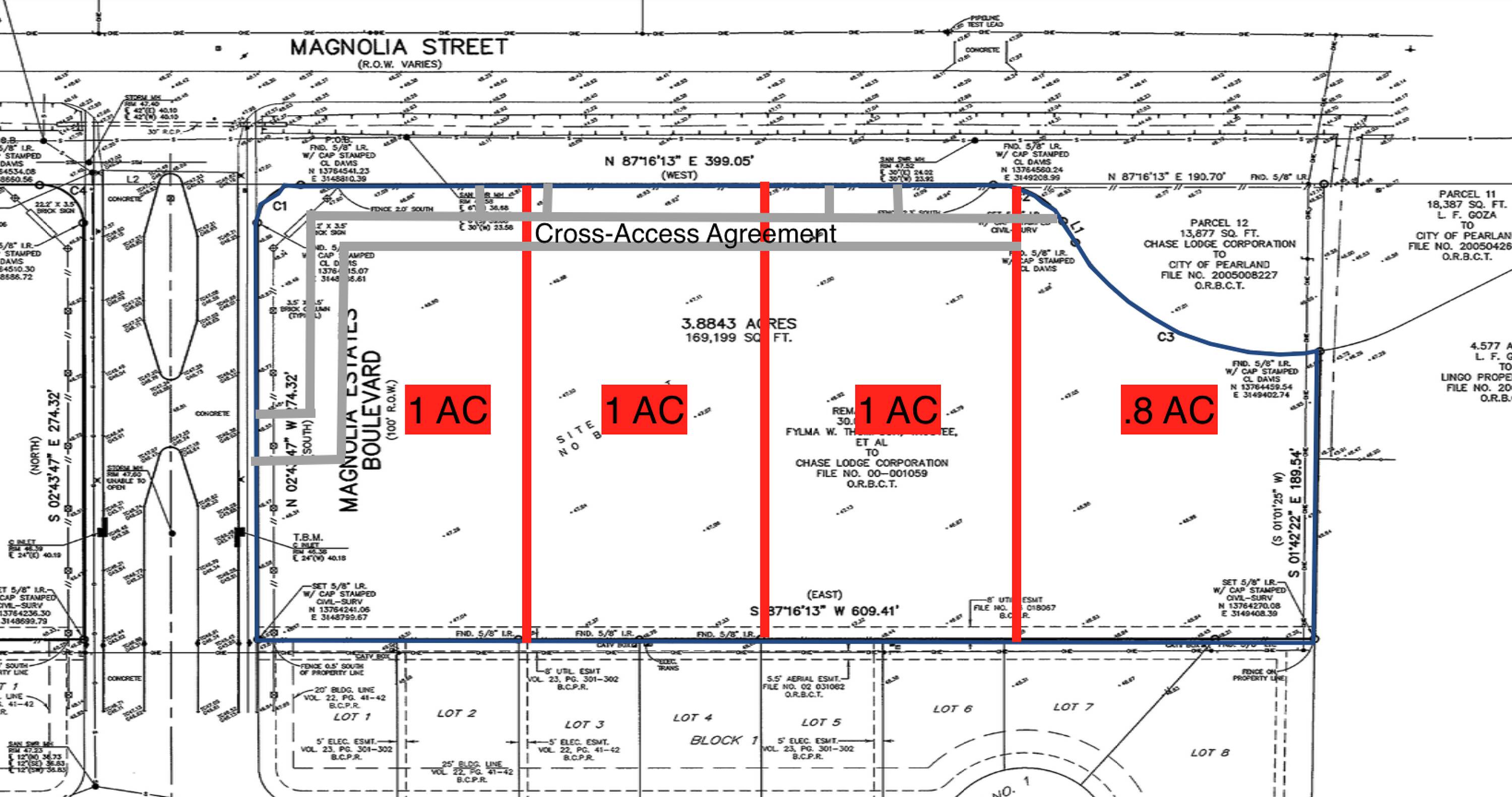 3.88 Acres Corner Magnolia Pkwy