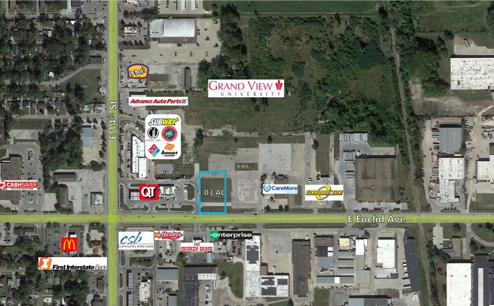 Pictures of Land property located at 1500 E Euclid Ave, Des Moines, IA 50313 for sales - image #1