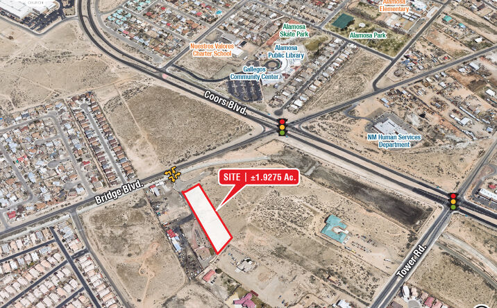Pictures of Land property located at Coors Blvd & Bridge Blvd SW, Albuquerque, NM 87105 for sales - image #1