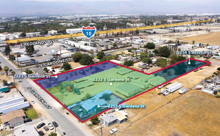 Pictures of Land property located at 2223/2233/2255 S GARDENA ST, San Bernardino, CA 92408 for sales - image #1