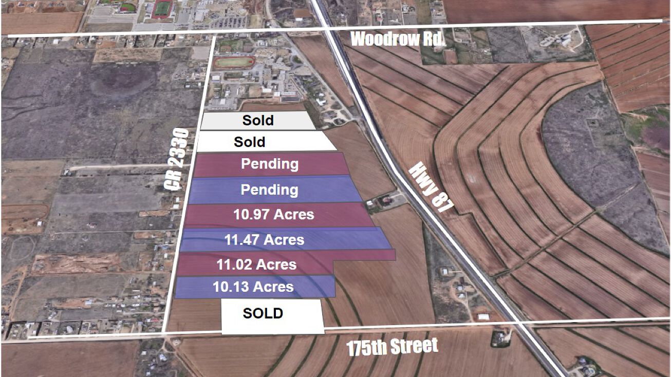 17302 Hwy 87, Lubbock, TX 79423 Land for Sale Development Land off