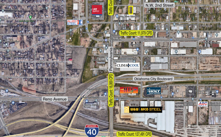 Pictures of Land property located at 1812 & 1816 N.W. 2nd Street, Oklahoma City, OK 73106 for sales - image #1