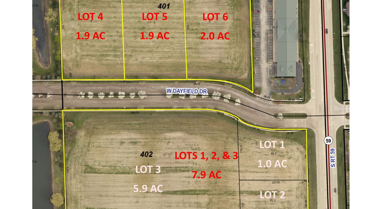 Dayfield Dr & Rte 59 Lots 1, 2, & 3 , Plainfield, IL 60586