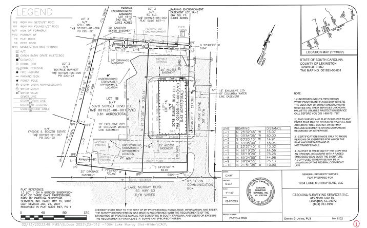 Pictures of Land property located at 1084 Lake Murray Blvd, Irmo, SC 29063 for sales - image #1