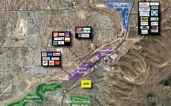 Pictures of Office, Land property located at 10211 N Oracle Rd, Oro Valley, AZ 85737 for comps - image #1