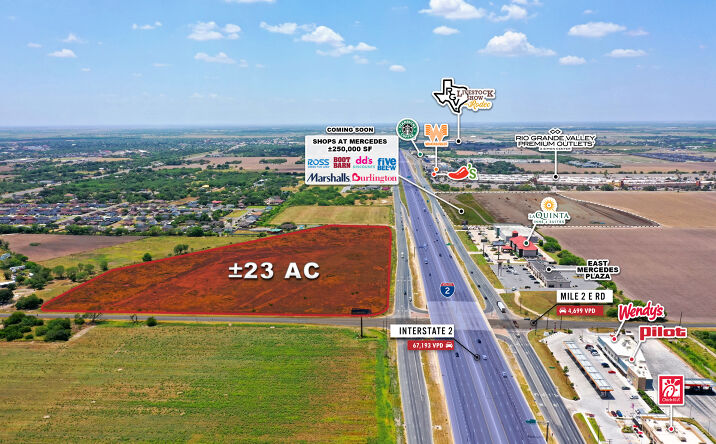 Pictures of Land property located at Expressway 83, Mercedes, TX 78570 for sales - image #1