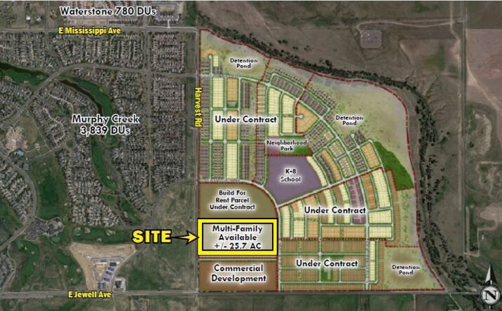 Pictures of Land property located at HARVEST ROAD & E. JEWELL AVENUE, AURORA CO, Aurora, CO 80018 for sales - image #1