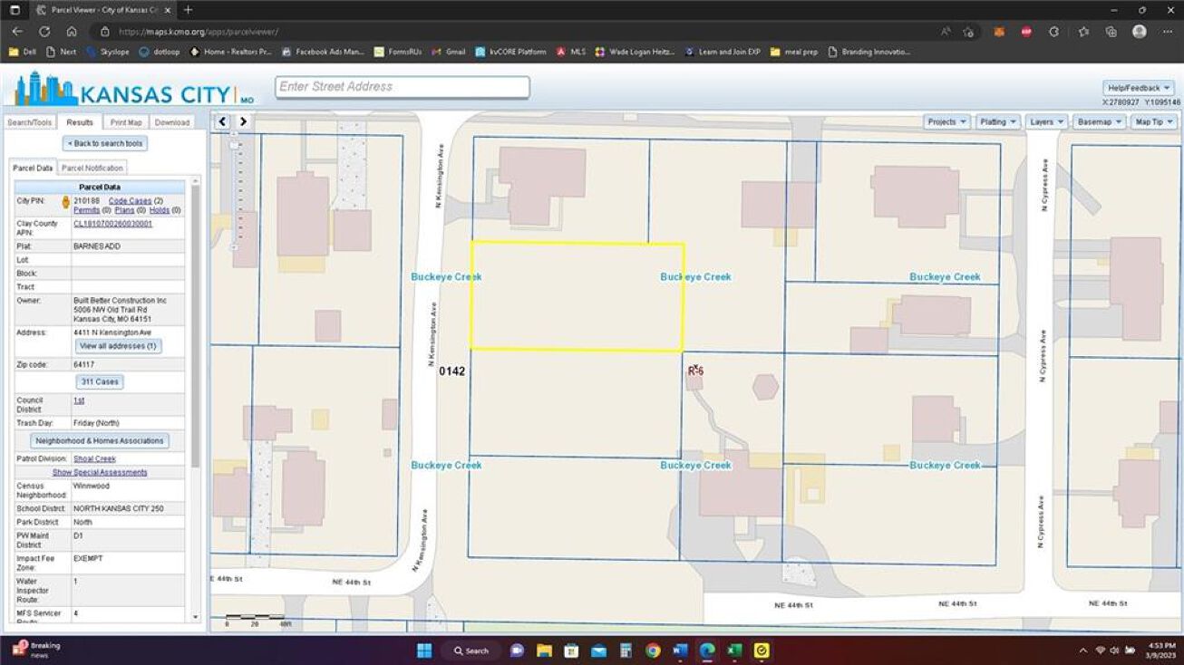 4411 N Kensington Avenue, Kansas City, MO 64117 Land for Sale 4411