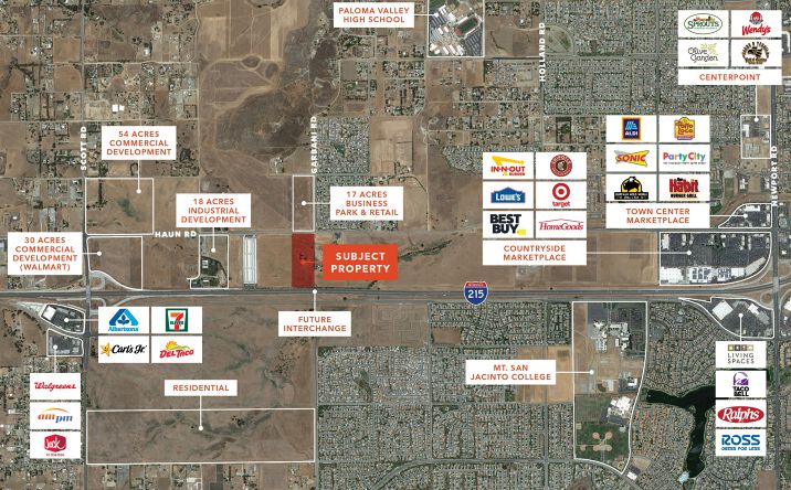 Pictures of Land property located at 27875 Garbani Rd, Menifee, CA 92584 for sales - image #1