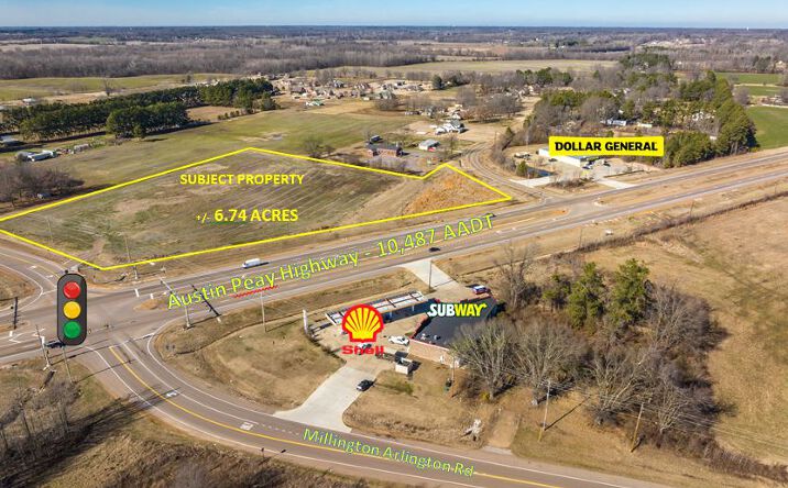 Industrial Land Commercial Lots for Sale in Millington TN