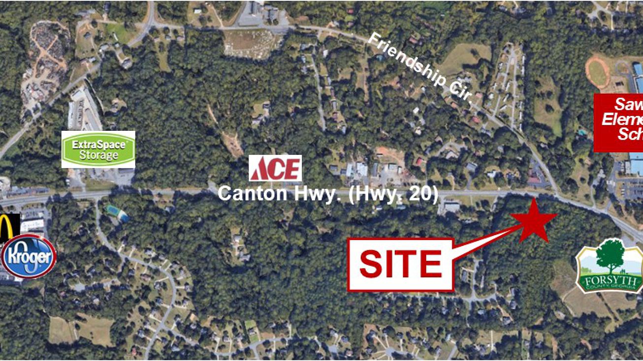 1715 Canton Hwy, Cumming, GA 30040 Land for Sale 1715 Canton