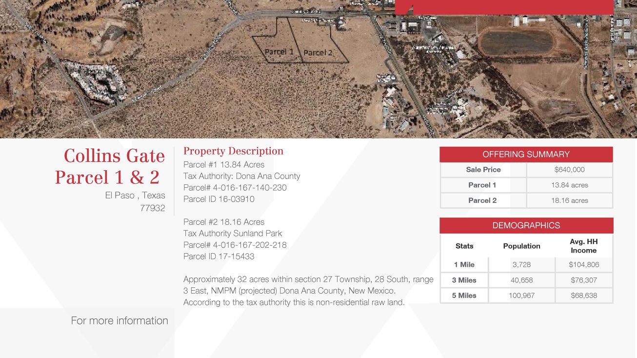 Country Club Road, Palm Desert, CA 77932 Land for Sale Collins Gate