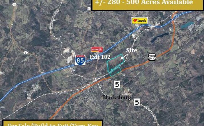 Pictures of Industrial property located at E Cherokee St, Blacksburg, SC 29702 for sales - image #1