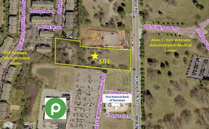 Pictures of Land property located at 3435 & 3437 Memorial Blvd, Murfreesboro, TN 37129 for sales - image #1