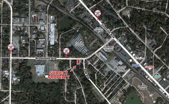 Pictures of Land property located at 3524 Brookdale Ave, Macon, GA 31204 for sales - image #1