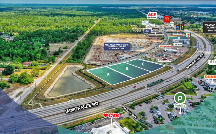 Pictures of Office, Retail property located at NEC Immokalee Rd & Randall Blvd, Naples, FL 34120 for sales - image #1