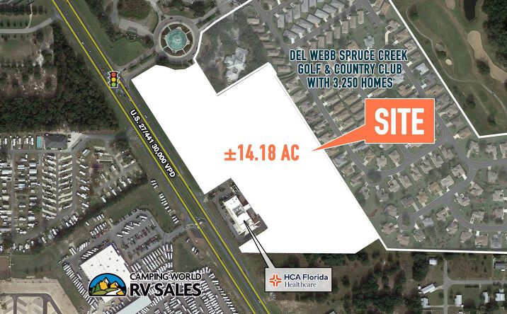 Pictures of Land, Retail property located at 14193 US Highway 441, Summerfield, FL 34491 for sales - image #1