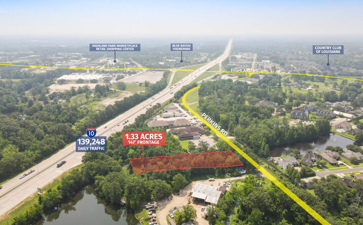 Pictures of Land property located at 17294 Perkins Rd, Baton Rouge, LA 70810 for sales - image #1