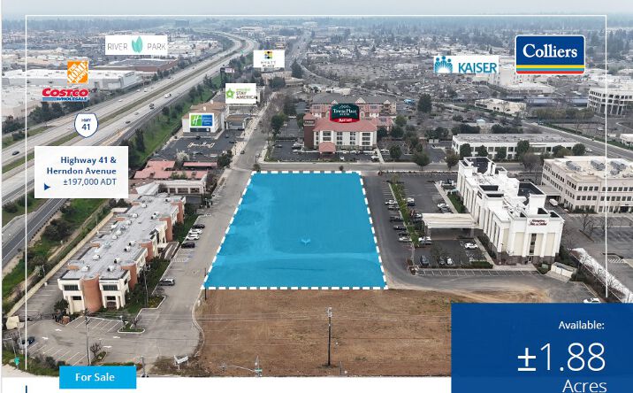 Pictures of Land, Office property located at NWC Herndon Avenue and Fresno Street, Fresno, CA 93720 for sales - image #1