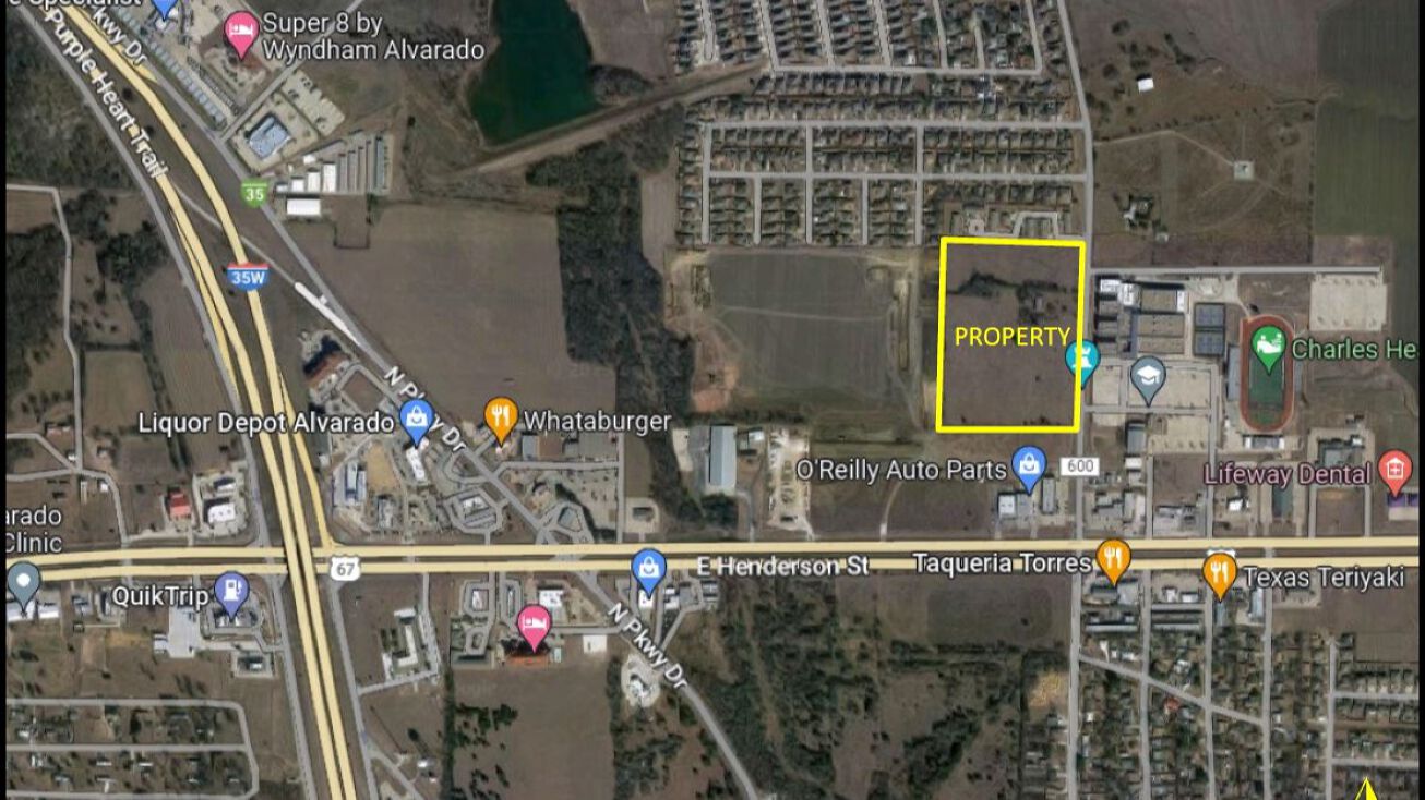 1011 N Cummings Dr, Alvarado, TX 76009 Land for Sale Alvarado Land