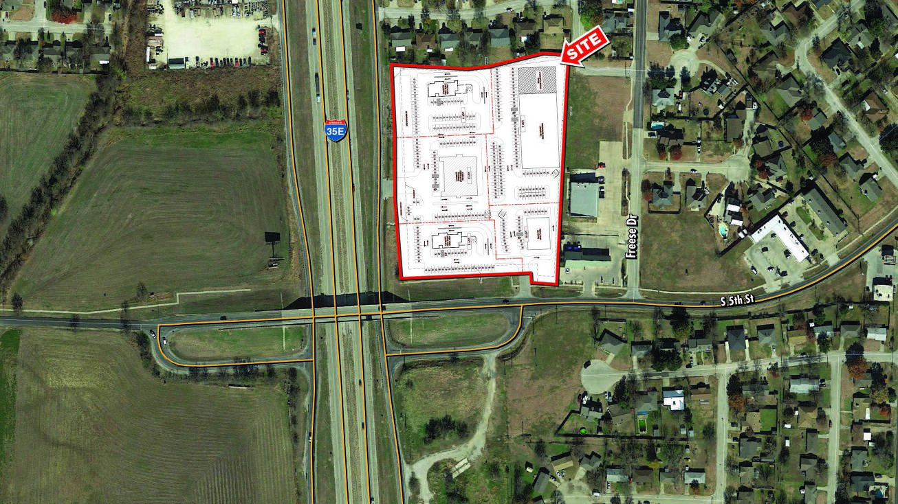 NEC I35 and 5th Street, Sanger, TX 76266 Land for Sale NEC I35