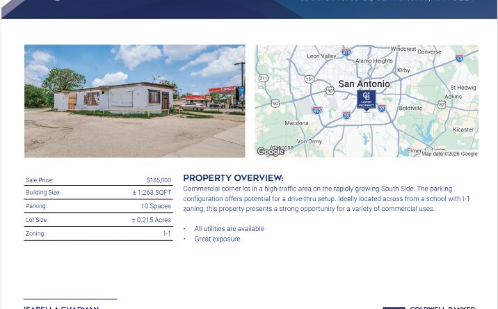 Pictures of Retail property located at 6900 S Flores St, San Antonio, TX 78221 for sales - image #1