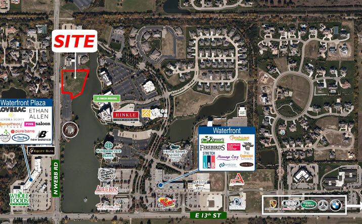Pictures of Land property located at N of NEC 13th & Webb, Wichita, KS 67206 for sales - image #1